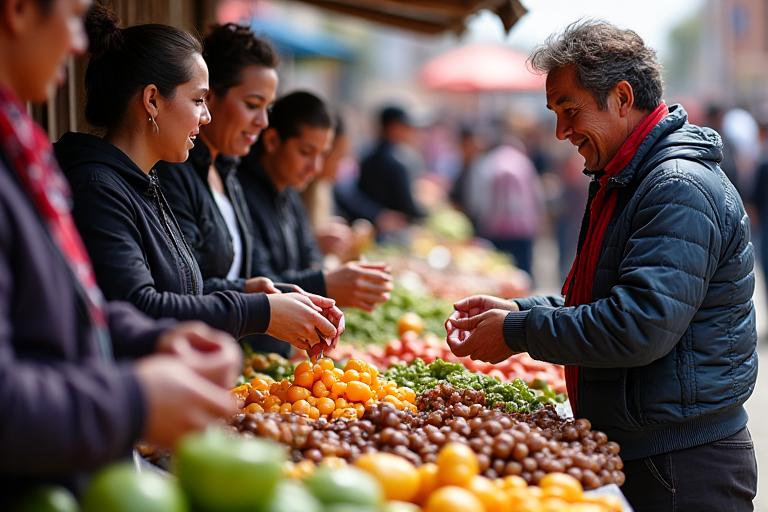 Trekking gastronómico en mercado local