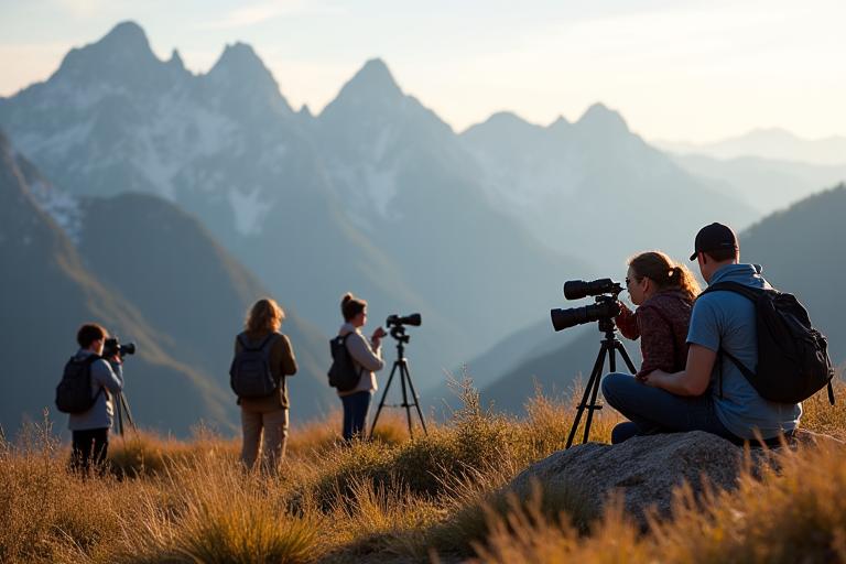 Taller de fotografía en paisaje montañoso